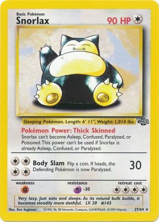 Snorlax (27/64) [Jungle Unlimited] | Odin's Place