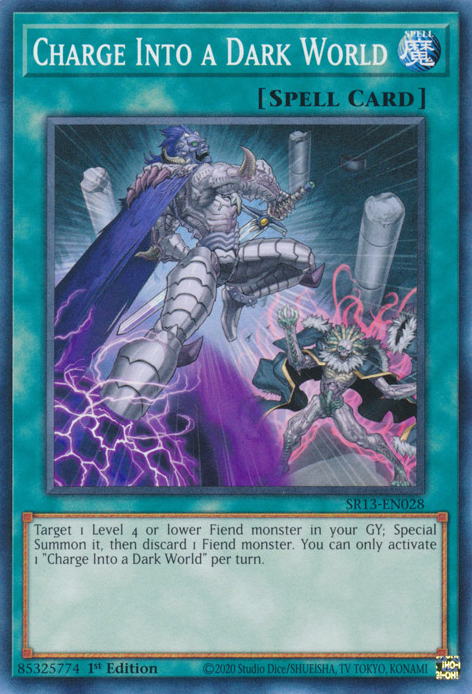 Charge Into a Dark World [SR13-EN028] Common | Odin's Place