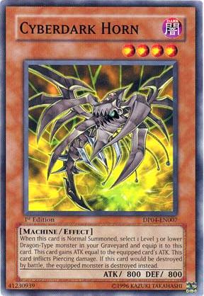 Cyberdark Horn [DP04-EN007] Common | Odin's Place