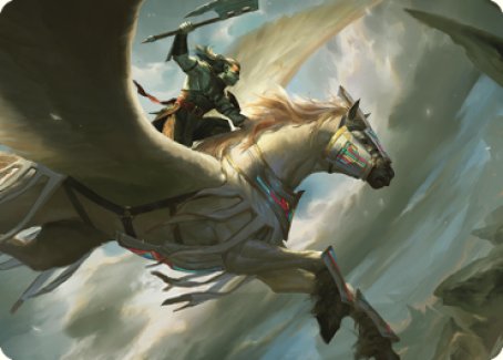 Cleaving Skyrider Art Card [Dominaria United Art Series] | Odin's Place