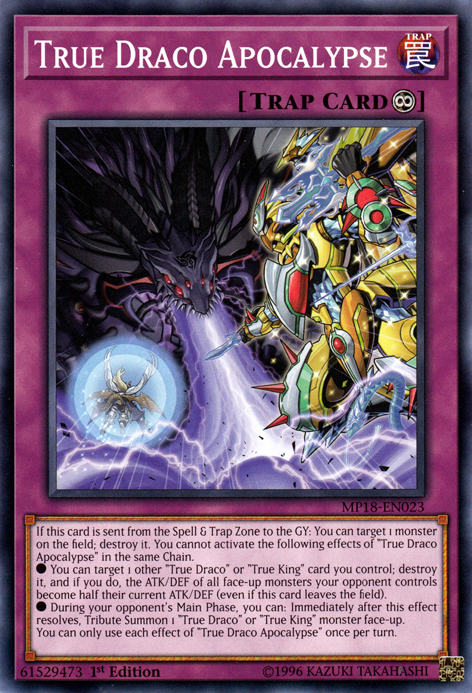 True Draco Apocalypse [MP18-EN023] Common | Odin's Place