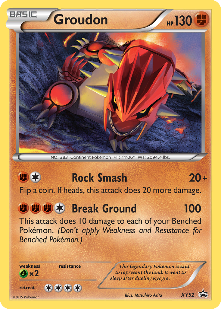 Groudon (XY52) [XY: Black Star Promos] | Odin's Place
