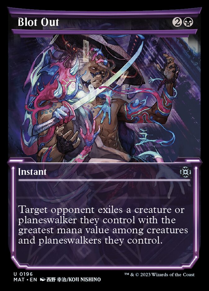 Blot Out (Showcase Halo Foil) [March of the Machine: The Aftermath] | Odin's Place