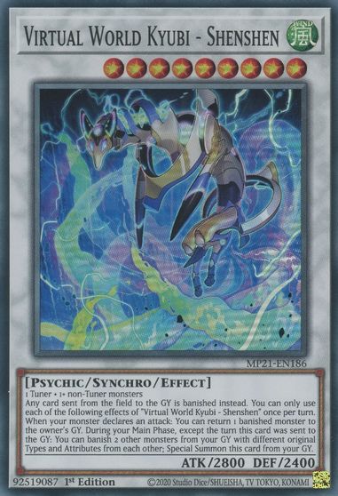 Virtual World Kyubi - Shenshen [MP21-EN186] Super Rare | Odin's Place