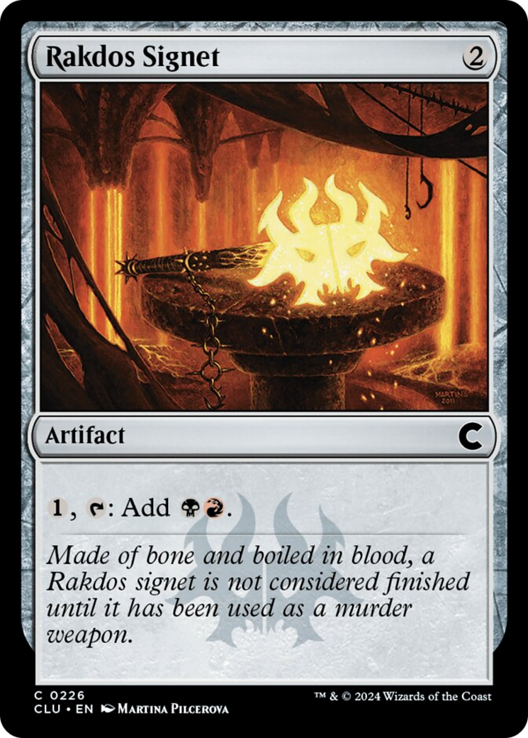 Rakdos Signet [Ravnica: Clue Edition] | Odin's Place