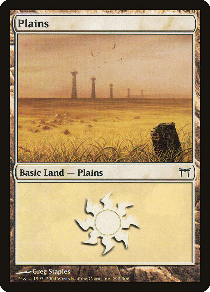 Plains (290) [Champions of Kamigawa] | Odin's Place