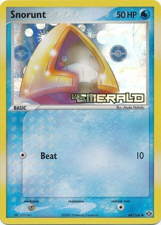 Snorunt (64/106) (Stamped) [EX: Emerald] | Odin's Place