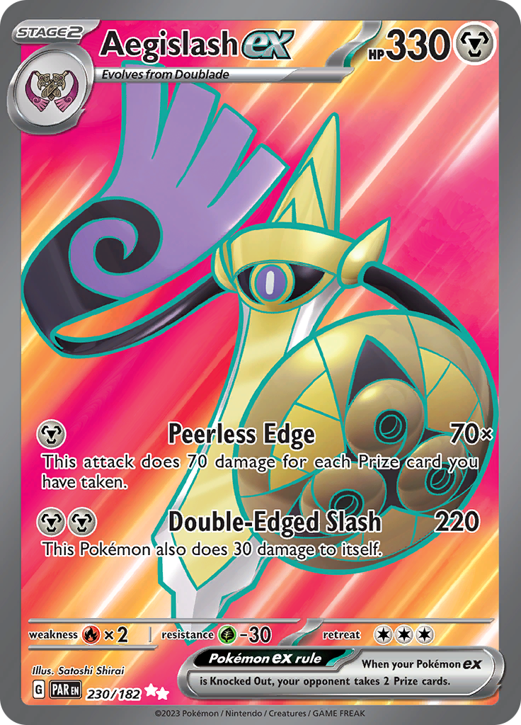 Aegislash ex (230/182) [Scarlet & Violet: Paradox Rift] | Odin's Place