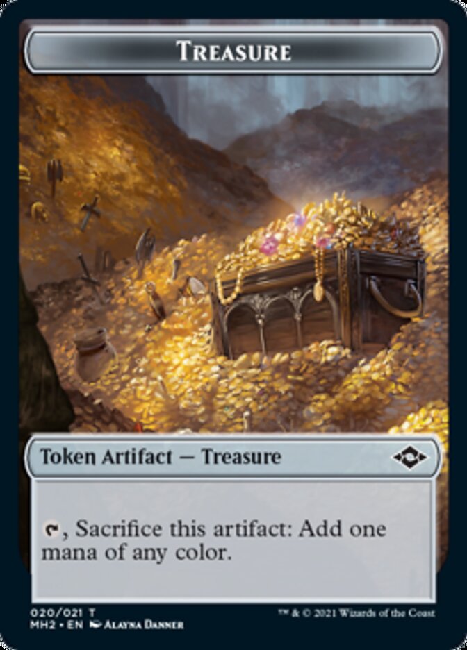 Treasure Token (20) [Modern Horizons 2 Tokens] | Odin's Place