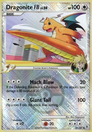 Dragonite FB LV.50 (56/147) (League Promo) [Platinum: Supreme Victors] | Odin's Place