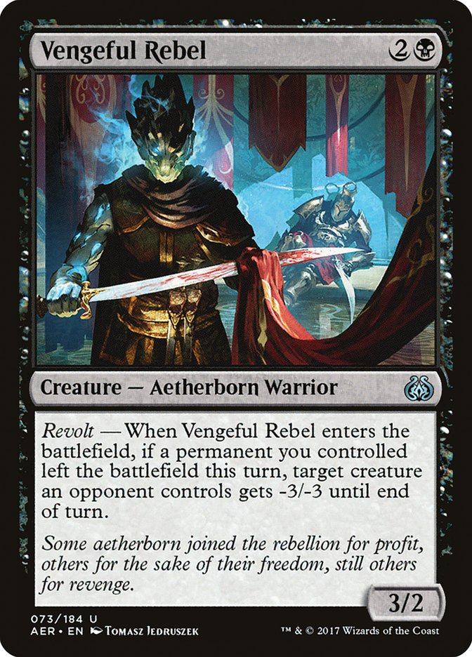 Vengeful Rebel (73) [Aether Revolt] | Odin's Place