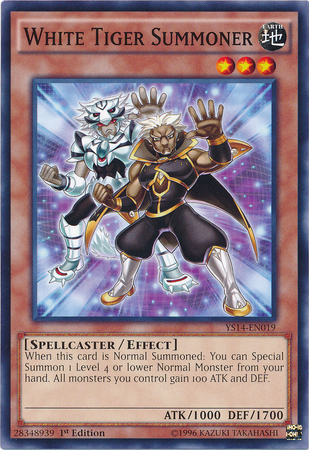 White Tiger Summoner [YS14-EN019] Common | Odin's Place