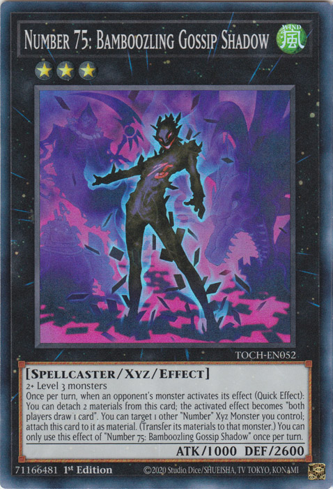 Number 75: Bamboozling Gossip Shadow [TOCH-EN052] Super Rare | Odin's Place