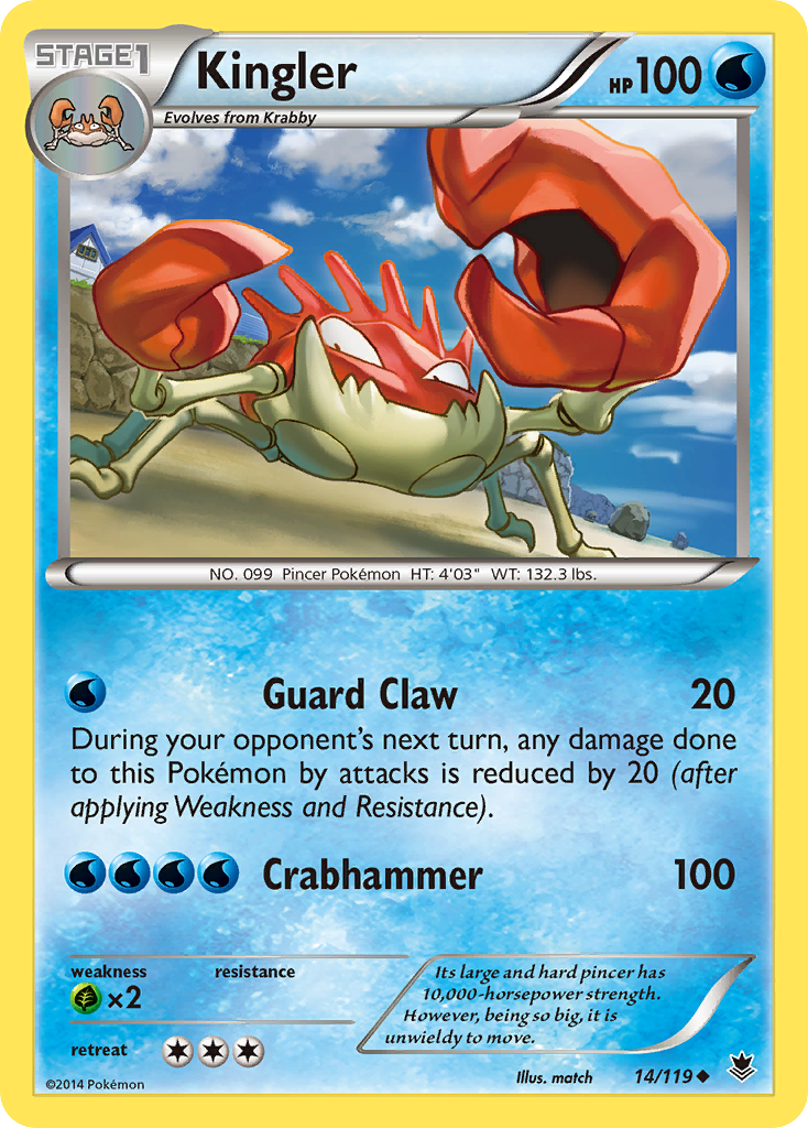 Kingler (14/119) [XY: Phantom Forces] | Odin's Place