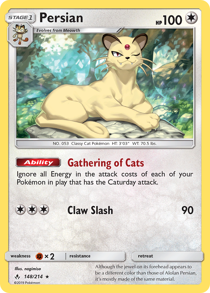 Persian (148/214) [Sun & Moon: Unbroken Bonds] | Odin's Place