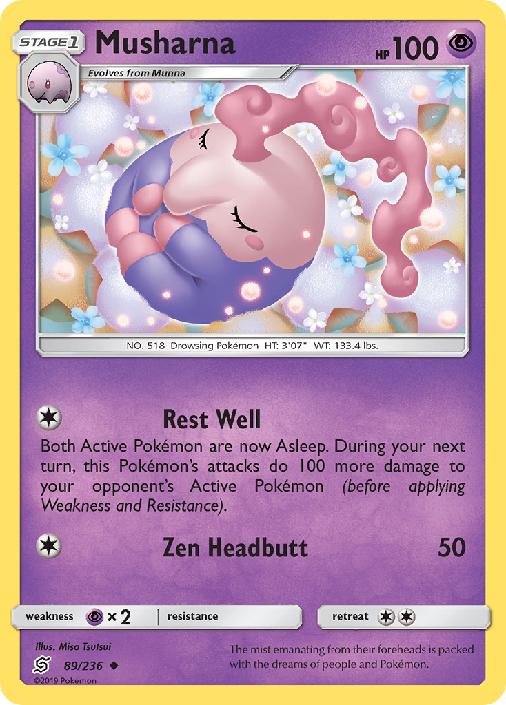 Musharna (89/236) [Sun & Moon: Unified Minds] | Odin's Place