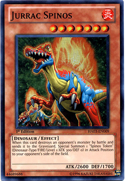 Jurrac Spinos [HA03-EN009] Super Rare | Odin's Place