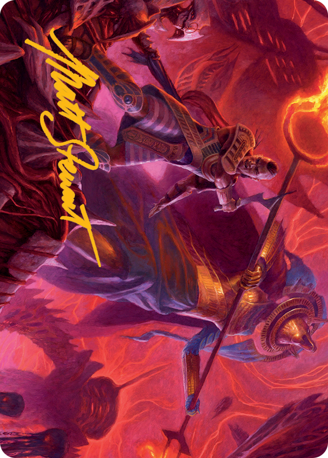 Djeru and Hazoret Art Card (Gold-Stamped Signature) [March of the Machine Art Series] | Odin's Place