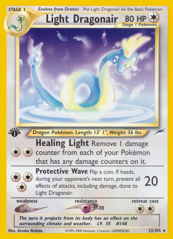 Light Dragonair (22/105) [Neo Destiny 1st Edition] | Odin's Place