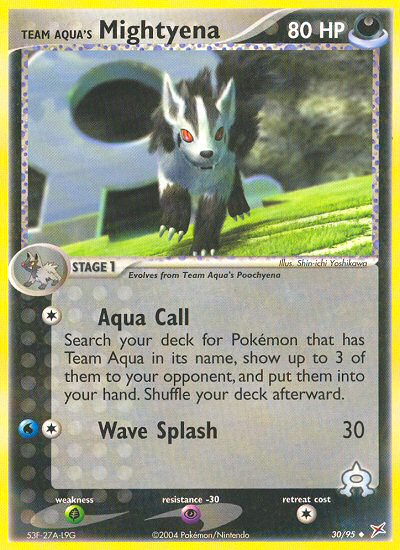 Team Aqua's Mightyena (30/95) [EX: Team Magma vs Team Aqua] | Odin's Place