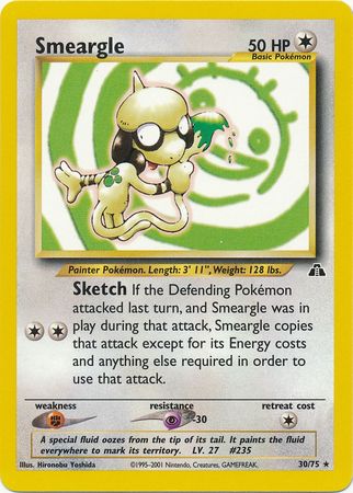 Smeargle (30/75) [Neo Discovery Unlimited] | Odin's Place