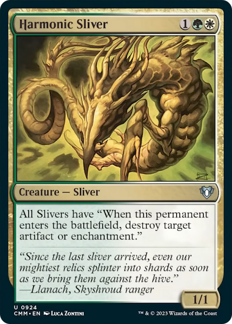 Harmonic Sliver [Commander Masters] | Odin's Place
