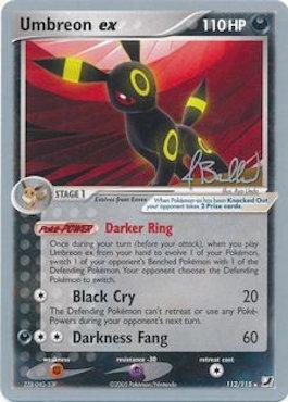 Umbreon ex (112/115) (Eeveelutions - Jimmy Ballard) [World Championships 2006] | Odin's Place