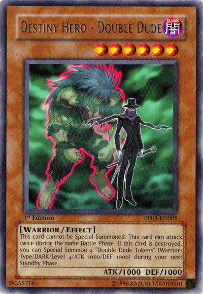 Destiny Hero - Double Dude [DP05-EN005] Rare | Odin's Place