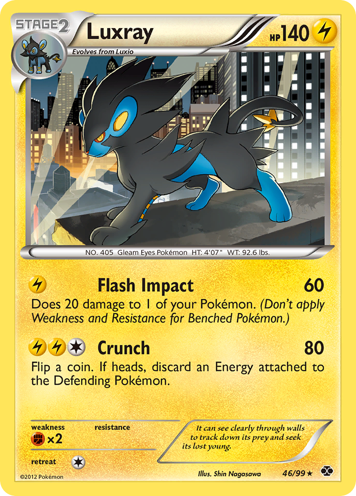 Luxray (46/99) [Black & White: Next Destinies] | Odin's Place