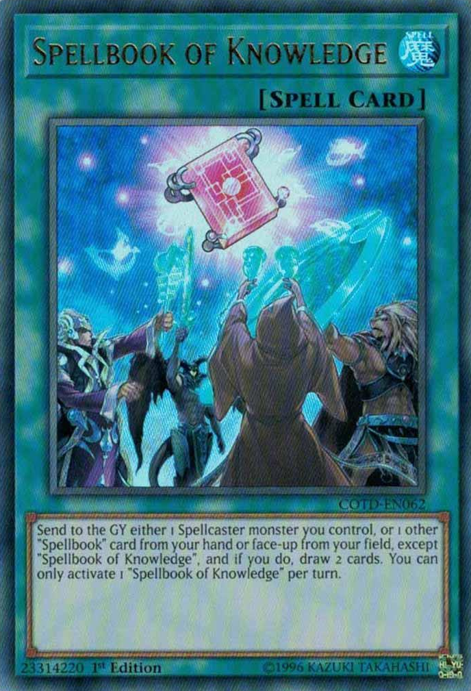 Spellbook of Knowledge [COTD-EN062] Ultra Rare | Odin's Place