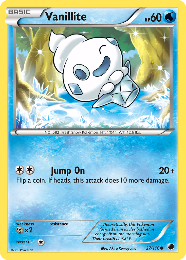 Vanillite (27/116) [Black & White: Plasma Freeze] | Odin's Place