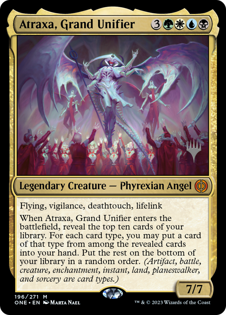 Atraxa, Grand Unifier (Promo Pack) [Phyrexia: All Will Be One Promos] | Odin's Place