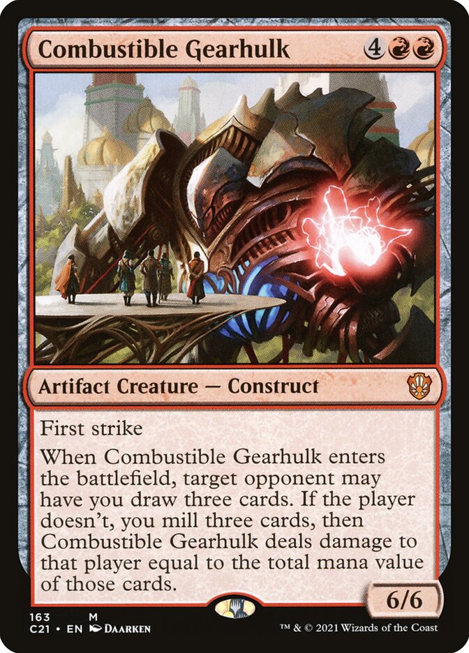Combustible Gearhulk [Commander 2021] | Odin's Place