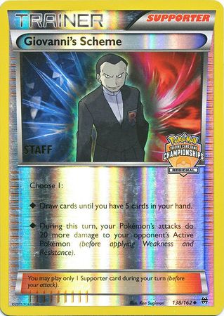 Giovanni's Scheme (138/162) (Championship Promo Staff) [XY: BREAKthrough] | Odin's Place