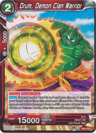 Drum, Demon Clan Warrior (DB3-020) [Giant Force] | Odin's Place
