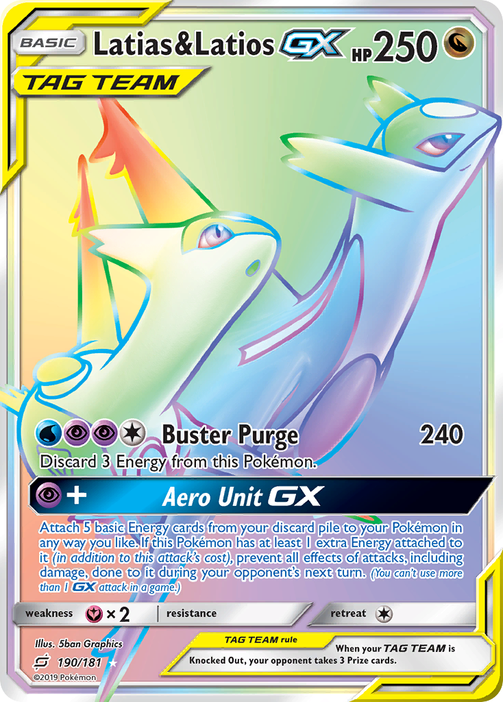 Latias & Latios GX (190/181) [Sun & Moon: Team Up] | Odin's Place