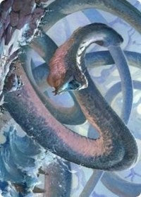Koma, Cosmos Serpent 1 Art Card [Kaldheim Art Series] | Odin's Place