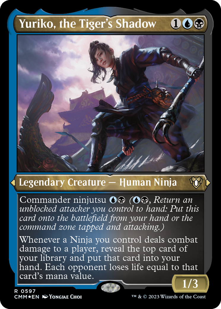 Yuriko, the Tiger's Shadow (Foil Etched) [Commander Masters] | Odin's Place