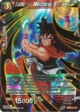 Yamcha, Merciless Barrage (BT10-008) [Rise of the Unison Warrior] | Odin's Place