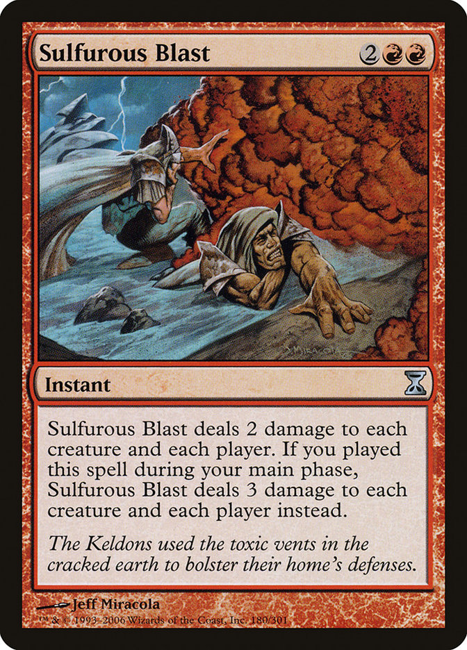 Sulfurous Blast (180) [Time Spiral] | Odin's Place