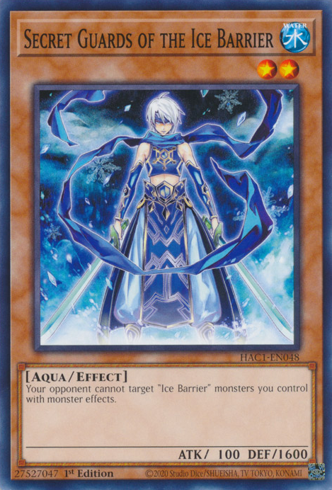 Secret Guards of the Ice Barrier [HAC1-EN048] Common | Odin's Place