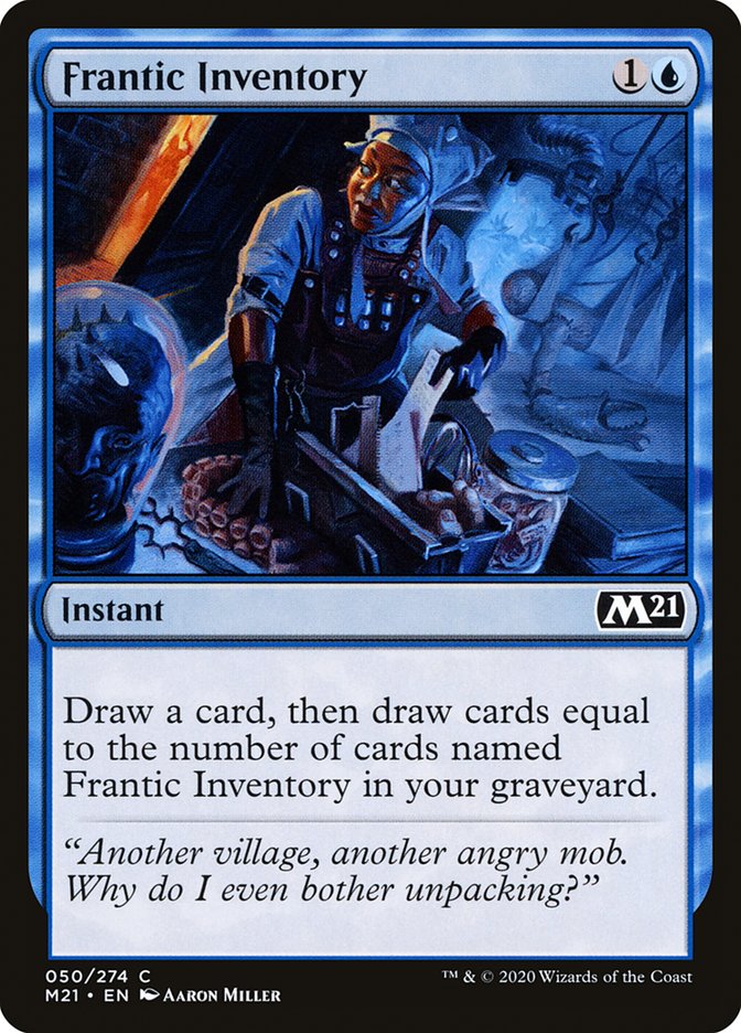 Frantic Inventory [Core Set 2021] | Odin's Place