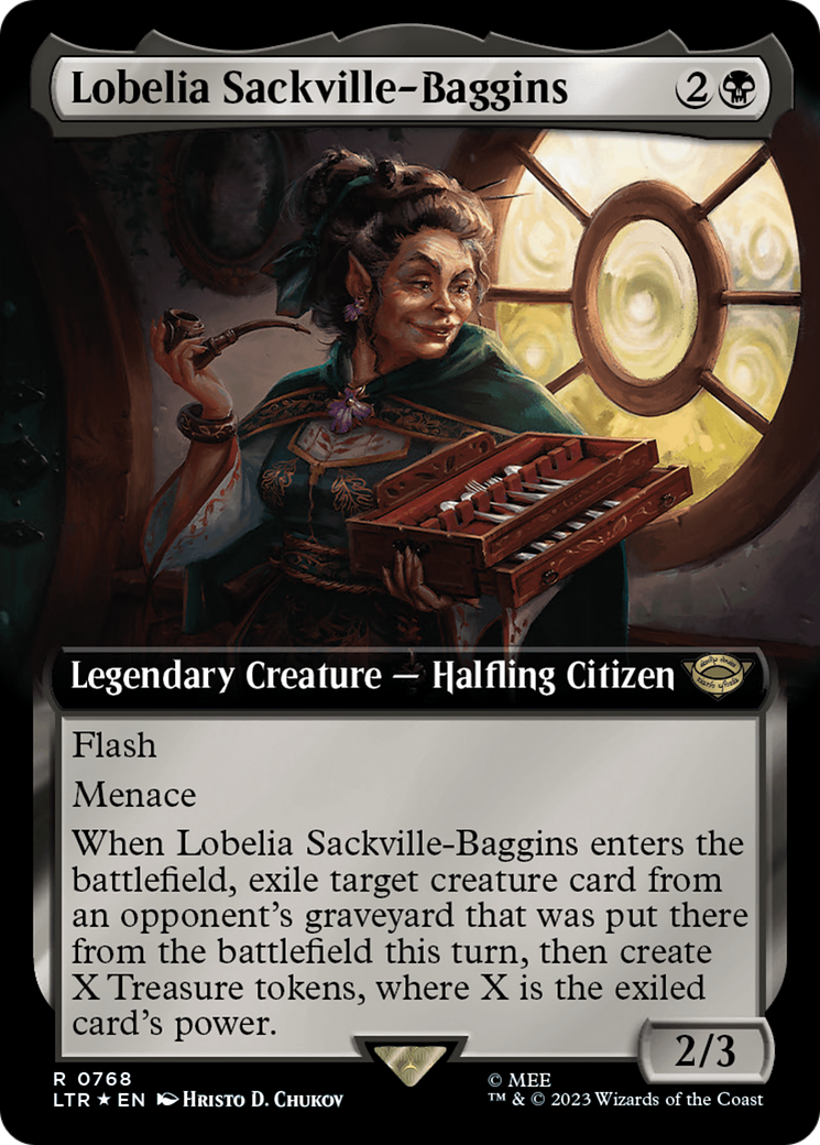 Lobelia Sackville-Baggins (Extended Art) (Surge Foil) [The Lord of the Rings: Tales of Middle-Earth] | Odin's Place