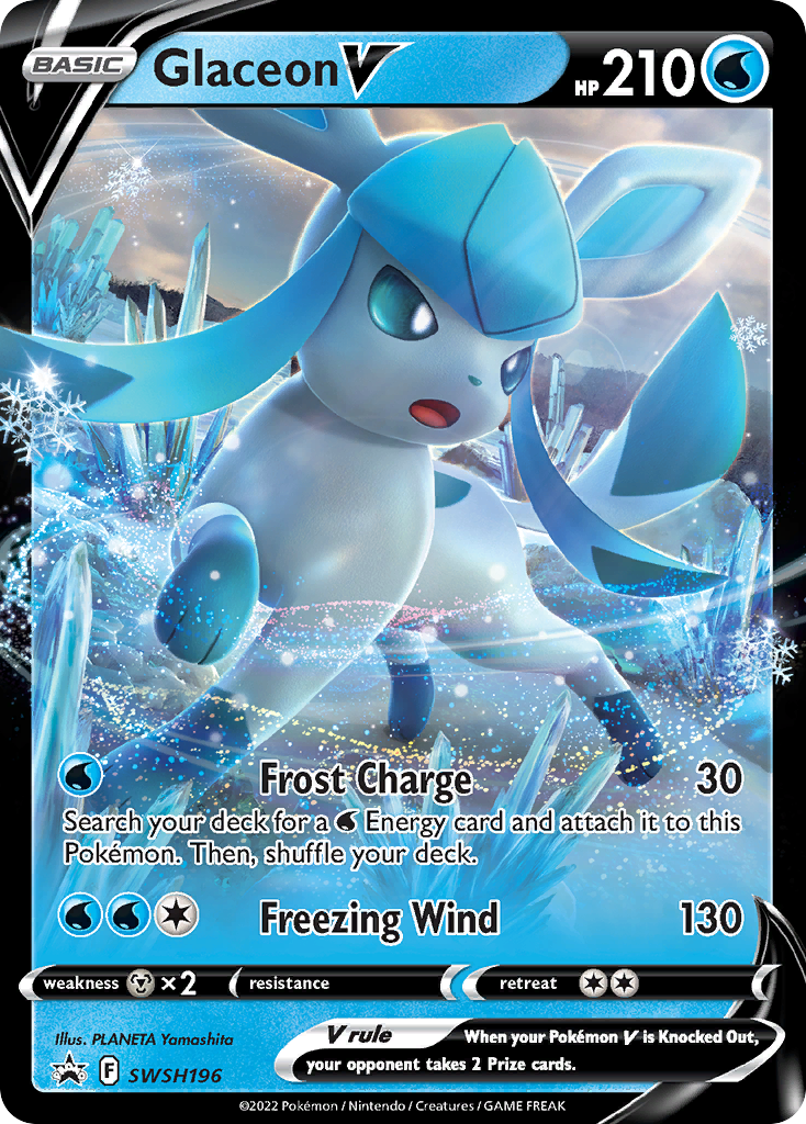 Glaceon V (SWSH196) [Sword & Shield: Black Star Promos] | Odin's Place