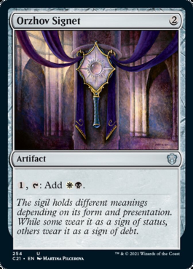 Orzhov Signet [Commander 2021] | Odin's Place