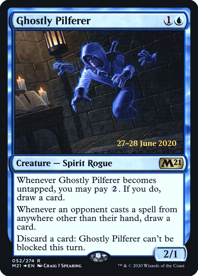 Ghostly Pilferer [Core Set 2021 Prerelease Promos] | Odin's Place