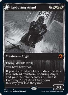 Enduring Angel // Angelic Enforcer [Innistrad: Double Feature] | Odin's Place