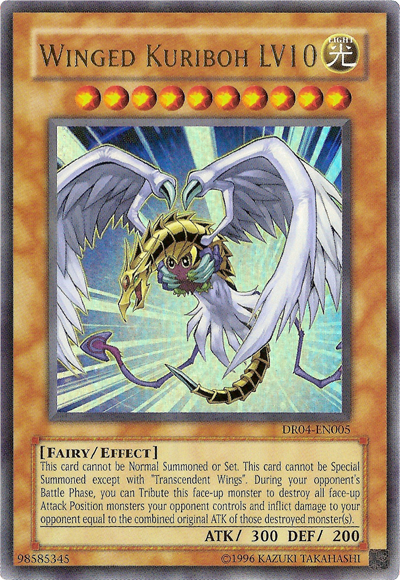Winged Kuriboh LV10 [DR04-EN005] Ultra Rare | Odin's Place