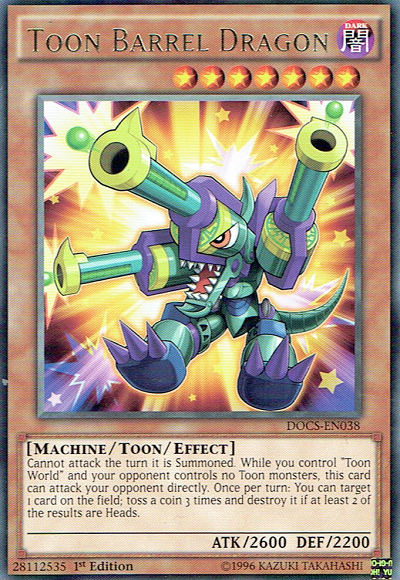 Toon Barrel Dragon [DOCS-EN038] Rare | Odin's Place