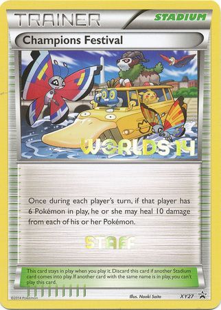 Champions Festival (XY27) (2014 Staff) [XY: Black Star Promos] | Odin's Place